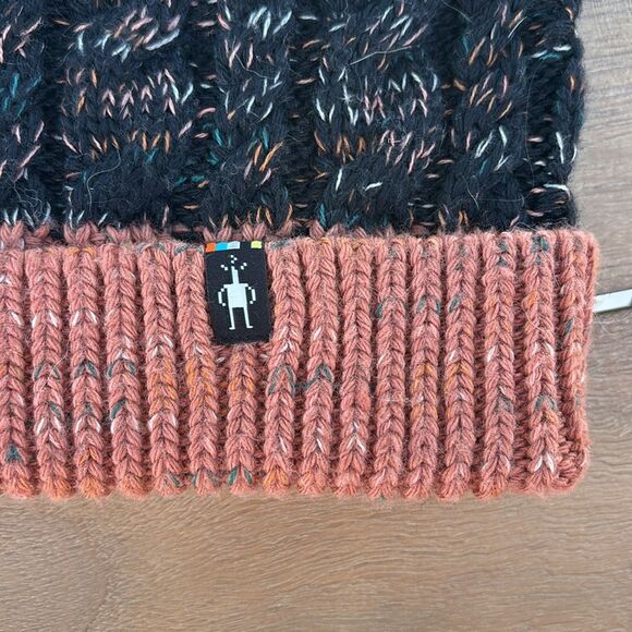 Smartwool Isto Retro Multicolor Knit Pom-Pom merino wool warm Women’s Beanie NWT - Picture 4 of 8